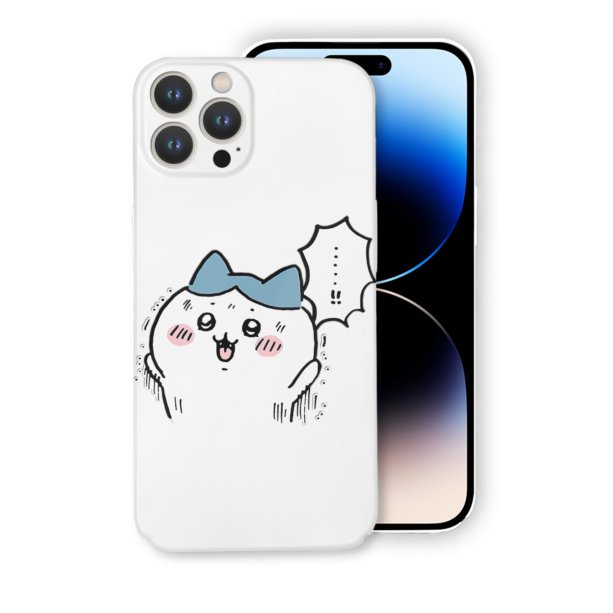 （画像用） ちいかわ ハチワレ Chii-kawa hachiware 【iPhone 14シリーズ対応】ハードケース